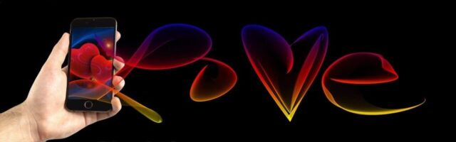 Photo by Cocodillaa.com mobile, smartphone, hand, hearts, love, universe