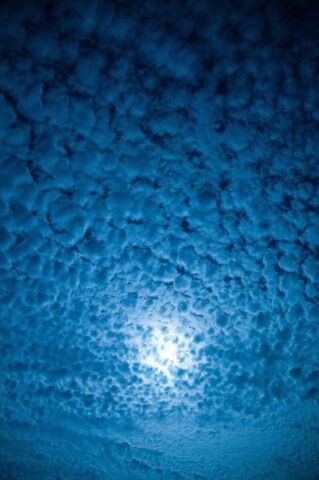 mackerel sky, moonlit night, clouds, night, moon, blue, night view, cloudy, blue sky, blue moon, blue clouds, blue night, skyscape, nature, cloudscape, natural phenomenon