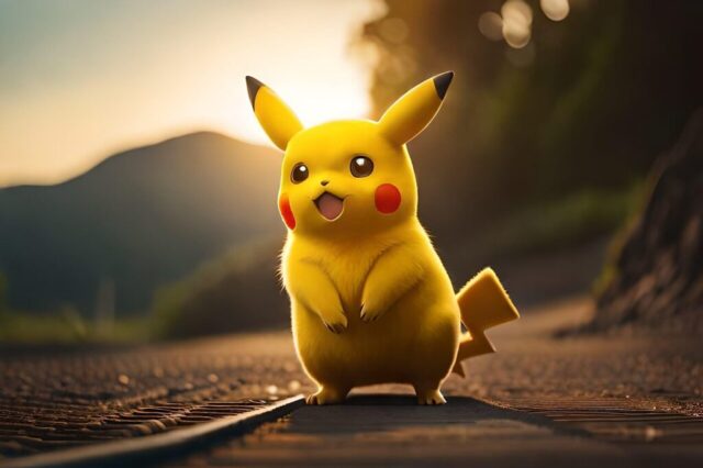 Photo by Cocodillaa.com ai generated, pikachu, pokemon, pokeball, character, manga, games, anime, pikachu, pikachu, pikachu, pikachu, pikachu
