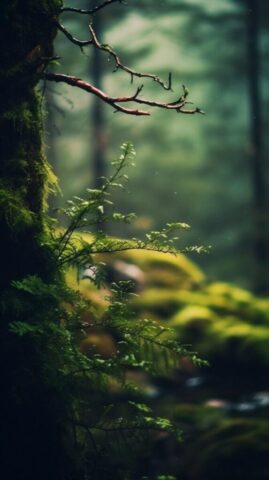 trees, woods, forest, moss, fog, autumn, environment, fall, beautiful wallpaper, growth, mist, nature, season, spring, summer, landscape, background
