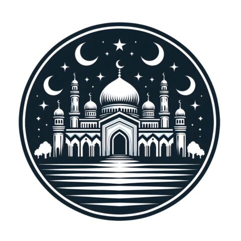 Photo by cocodillaa.com ai generated, masjid, mosque, ramadan, islamic, islam, muslim, quran, eid, religion, moon, arabic, culture, religious, holy, silhouette, traditional, worship, night, nature