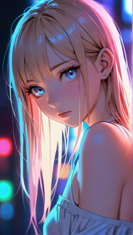 ai generated, woman, pink, female, cute, anime, portrait, anime, anime, anime, anime, anime