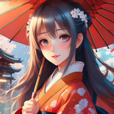 anime, girl, woman, fantasy, manga, drawing, character, cartoon, anime girl, kimono, costume, fashion, culture, traditional, female, anime lady, anime women, ai generated