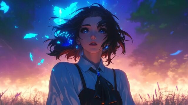 ai generated, woman, anime, magic, magical, fantasy