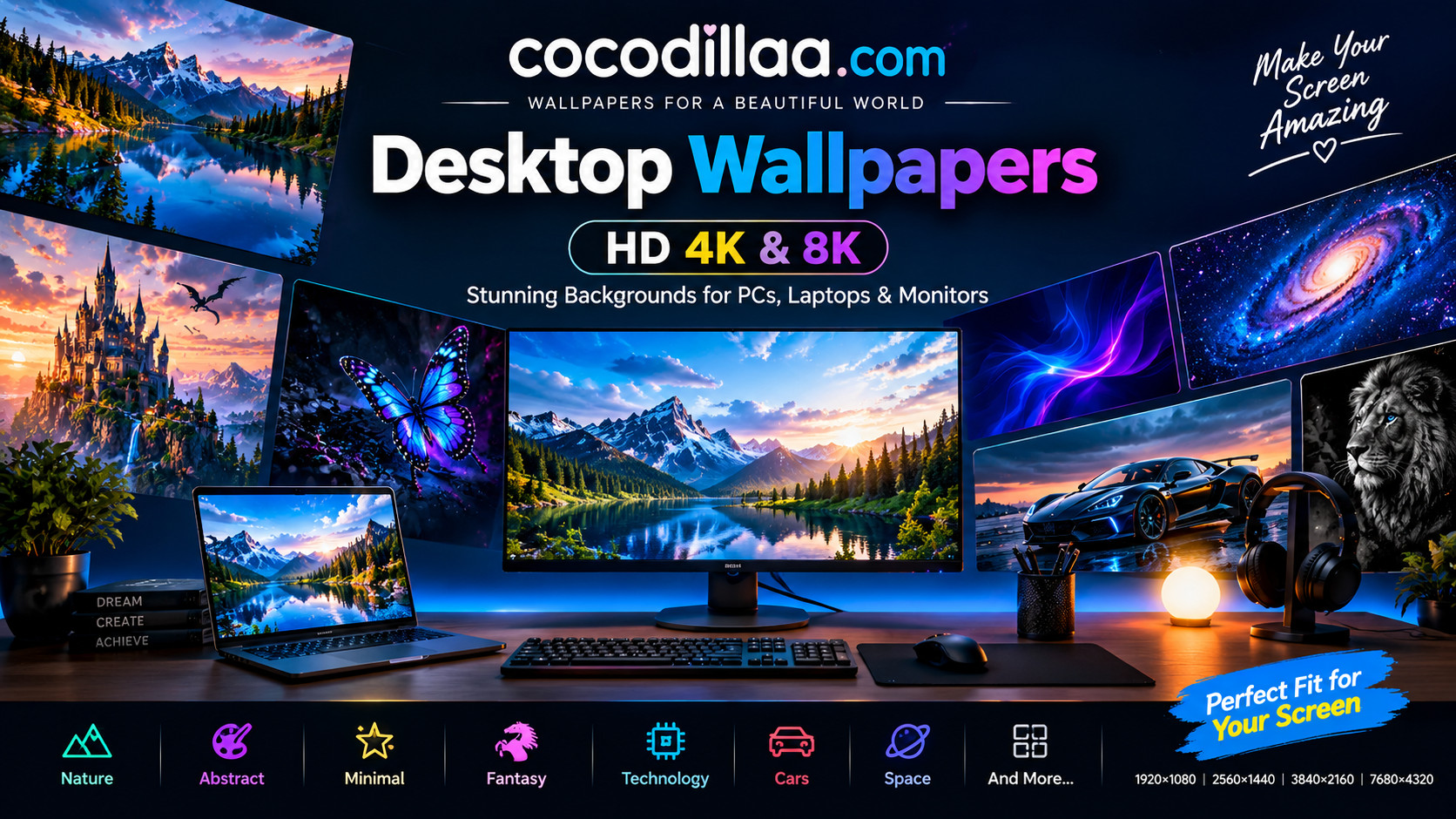 Desktop Wallpapers HD, 4K & 8K Free Download