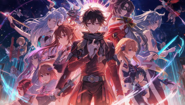 illustration of Anime manga