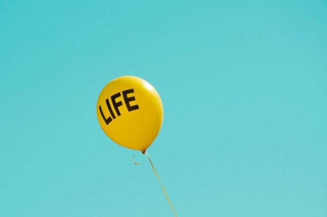 Photo by Cocodillaa.com yellow life-printed balloon