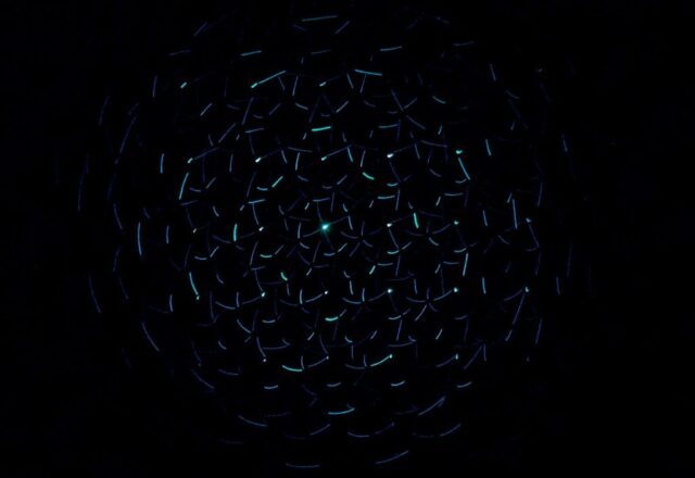 Photo by Cocodillaa.com light decorations in dark area