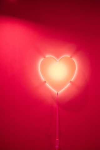 Photo by Cocodillaa.com pink light bulb turned on in room