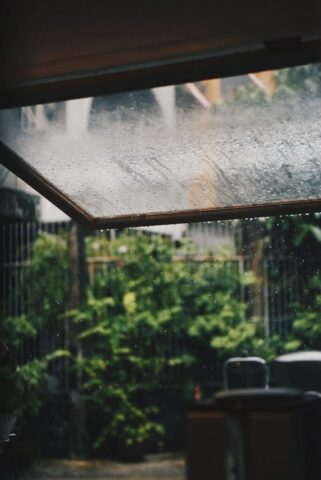 Photo by Cocodillaa.com rain drops on window glass