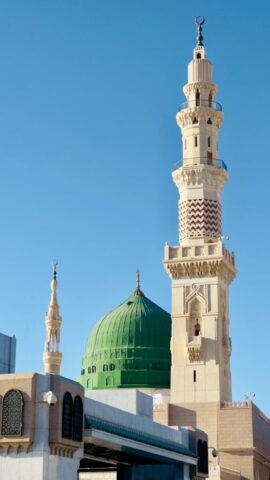 Photo by Cocodillaa.com The prophet's mosque in medina is a beautiful landmark.