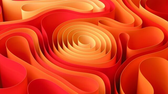 Photo by Cocodillaa.com an abstract red and orange background with curves