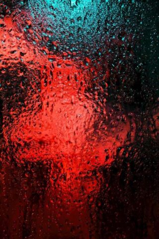 water droplets on glass panel
