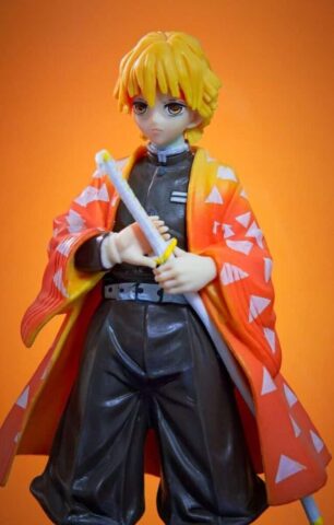 a statue of a man with a sword