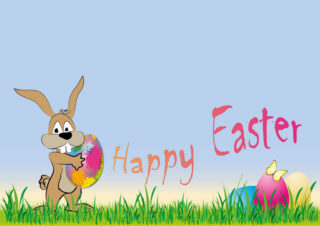 easter, happy easter, easter bunny, easter egg, easter eggs, easter festival, spring, fun, rabbit, graphic, greeting card, eggs, nature, colorful, egg, multicoloured, to dye