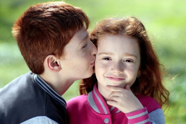 Photo by Cocodillaa.com brother, sister, red hair, freckles, kiss, redheads, siblings, family, together, love, pair, smile, portrait, childlren, kids, kiss, family, family, family, family, family