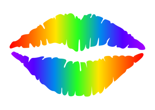 Photo by Cocodillaa.com lips, mouth, kiss, lipstick, colorful, nature, rainbow, vector