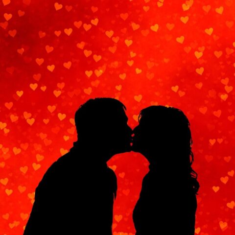 Photo by Cocodillaa.com valentine, love, romance, heart, romantic, relationship, kiss, fondness, red love, red heart, red kiss