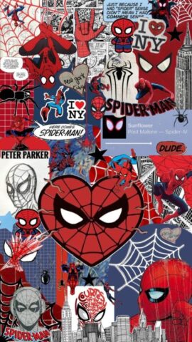 home screen iphone spiderman wallpaper