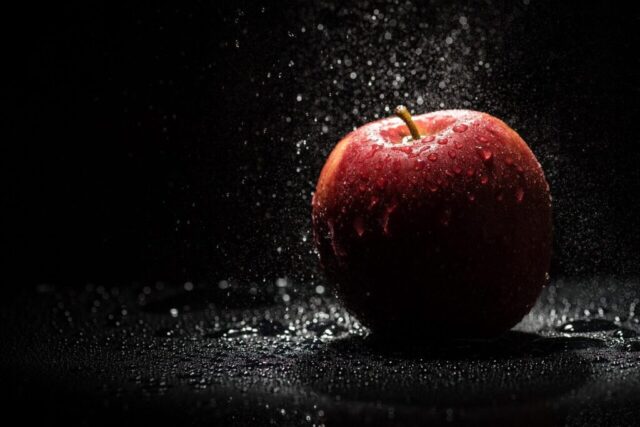 apple, fruit, water droplets, food, wet, healthy, nutrition, vitamins, organic, nature, garden, closeup, apple, apple, apple, apple, apple