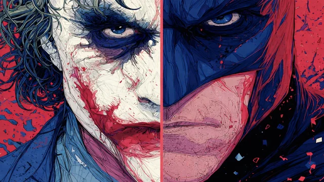 batman vs joker wallpaper