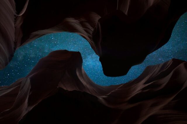 blue starry night blue starry night