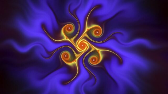 fractal, neon, blue, bright, fantasy, glow, retro, fractal art, neon, neon, neon, neon, neon