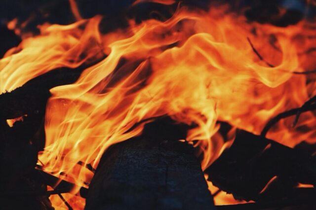 fire, dark, night, camping, travel