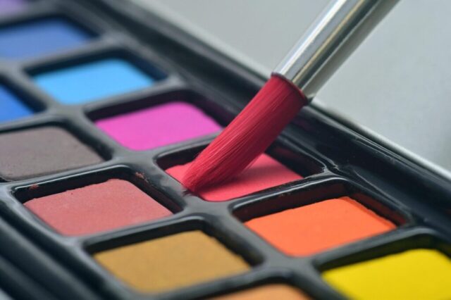 watercolor, colour, art, paint brush, palette, selection, color picker, pastel, hobby, creative, red, brush, multicoloured, to paint, watercolor, art, art, art, art, art, palette, hobby