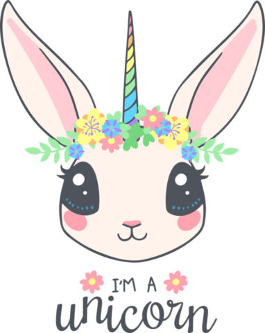 unicorn, rabbit, hare, wreath, cute, drawing, sketch, unicorn, unicorn, unicorn, unicorn, unicorn, rabbit, cute, cute