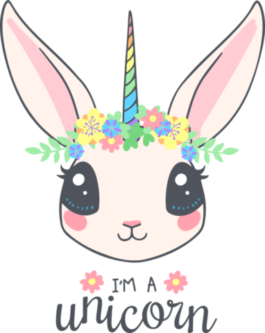 unicorn, rabbit, hare, wreath, cute, drawing, sketch, unicorn, unicorn, unicorn, unicorn, unicorn, rabbit, cute, cute
