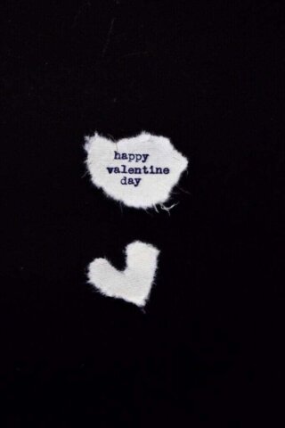 a piece of paper with the words happy valentine's day written on it