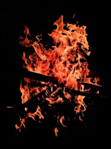 fire, night, wood fire, celebration, bright, hot, calls, dark