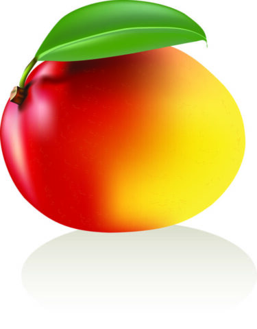 Photo by cocodillaa.com mango, fruit, sweet, juicy, nature, leaf, organic, art