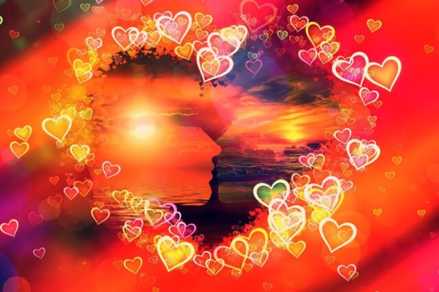 Photo by Cocodillaa.com heart, kiss, romance, romantic, love, couple, background, wallpaper