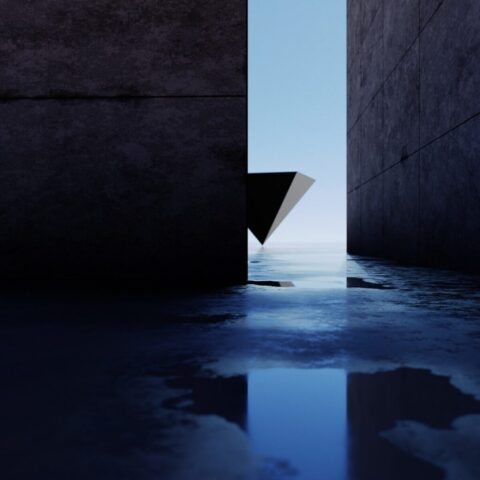 walls, puddles, surreal, dream, pyramid, triangle, concrete, surrealism, fantasy, abstract, mysterious, contrast, shadows, dark, dream, triangle, abstract, abstract, abstract, abstract, abstract