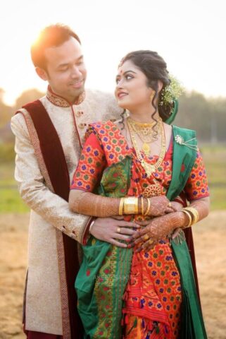 bride, groom, wedding, traditional wedding, couple, pair, together, love, lovers, newlyweds, bridal, marriage, woman, fashion, man, wife, husband, portrait, jewelry, wedding photography, saree, indian, india