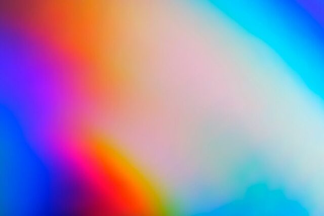 blue orange and green textile