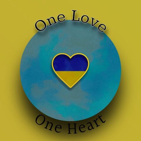 ukraine, ukraine flag, love, heart, quote, message, scrapbooking, art