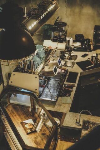machines, bartending, espresso coffee, coffee maker, coffee shop, relaxing space, nostalgic, vintage aesthetic, coffee shop, vintage aesthetic, vintage aesthetic, vintage aesthetic, vintage aesthetic, vintage aesthetic