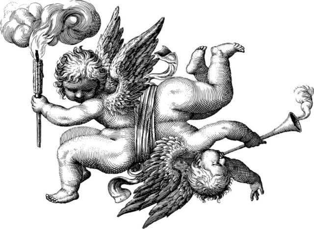 cherubs, angels, line art, religion, decorative, decoration, ornamental, vintage, retro, antique, cutout, line art, line art, line art, line art, line art, vintage, retro