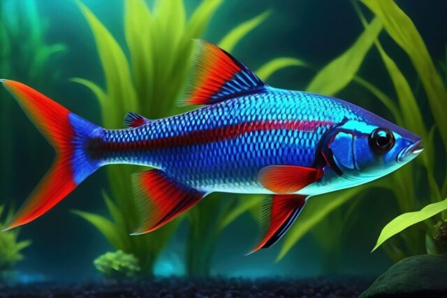 ai generated, fish, neon tetra, aquarium, nature, tetra, colorful, underwater, tank, wallpaper