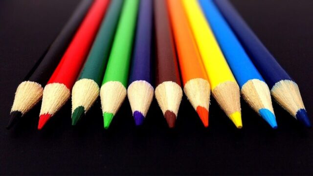 Photo by Cocodillaa.com pencils, colors, rainbow, school, nature, supply