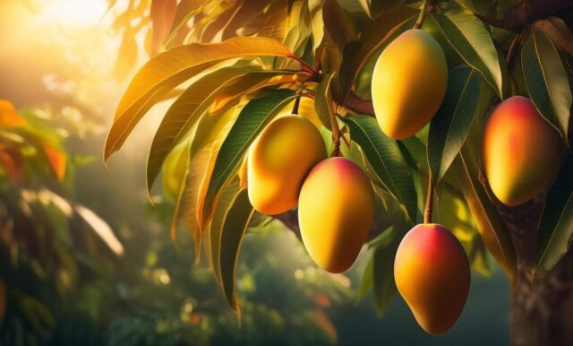 Photo by cocodillaa.com mango, fruits, food, nature, healthy, green, tree