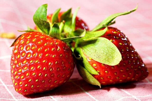 strawberry, fruit, food, fresh, ripe, healthy, strawberries