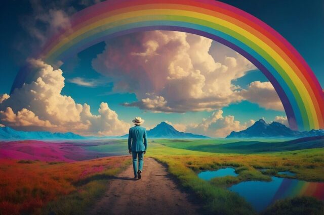 Photo by Cocodillaa.com rainbow, proud, gender, step by step, nature, step, queer, happy, individuality, proudly, gender equality, transsexual, rainbow colors, sexuality, background, lgbtq, equality, lesbian, bisexual