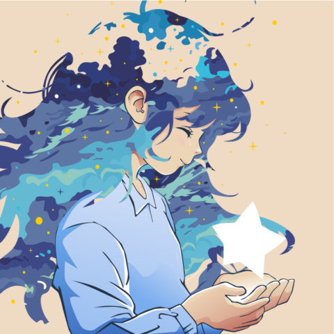 girl, hope, dream, anime