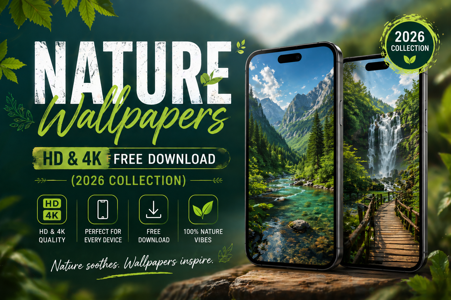 Nature Wallpapers HD & 4K Free Download (2026 Collection)
