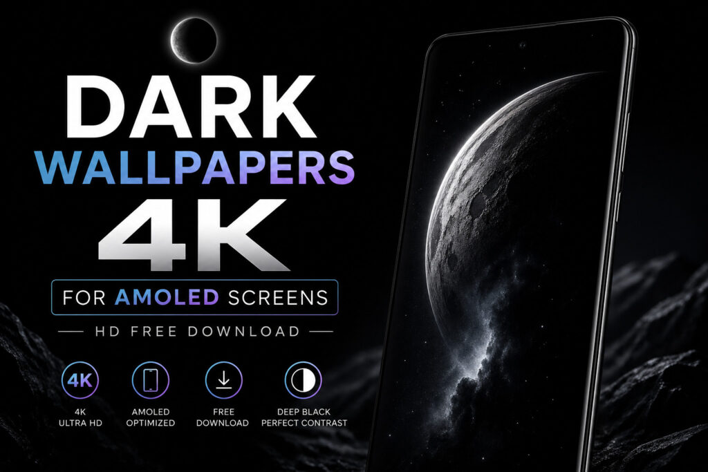 ๐ Dark Wallpapers 4K for AMOLED Screens (HD Free Download)