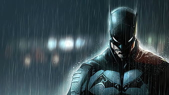 batman in rain hd 4k